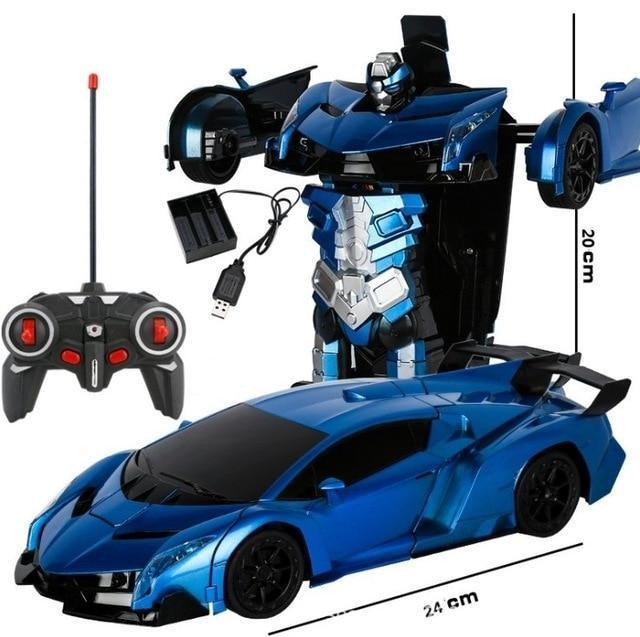 Colverro™ Transforming Remote Control Car – Robot and Sports Car in One