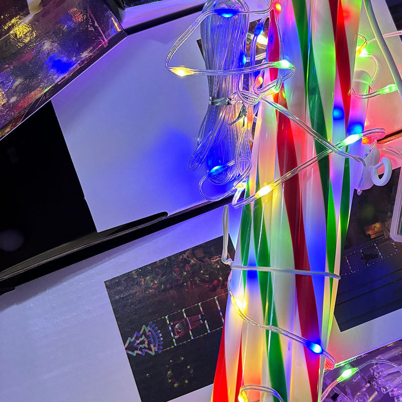 Colverro™ Climbing Santa Ladder LED Light with 8 Flashing Modes