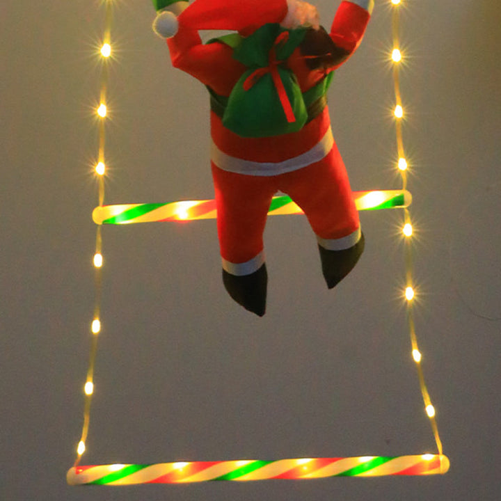 Colverro™ Climbing Santa Ladder LED Light with 8 Flashing Modes