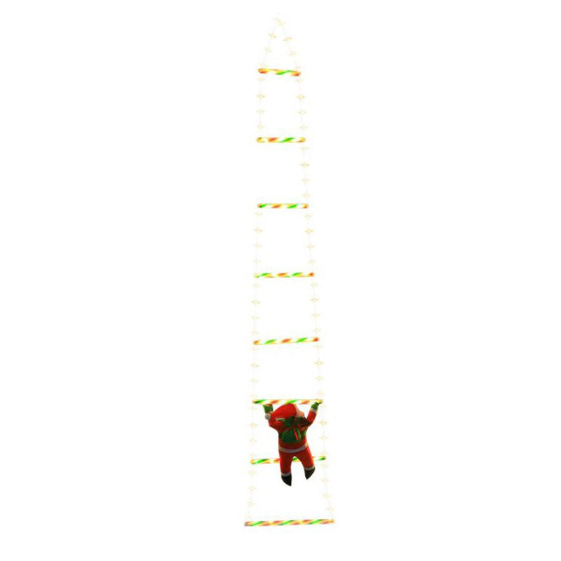 Colverro™ Climbing Santa Ladder LED Light with 8 Flashing Modes