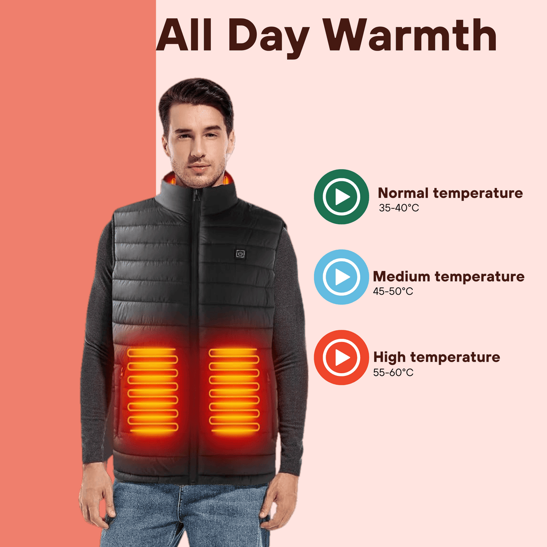 Colverro™ Lightweight USB Heated Vest with 3 Heat Modes