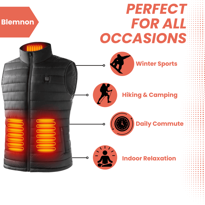 Colverro™ Lightweight USB Heated Vest with 3 Heat Modes