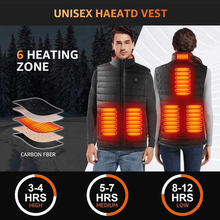 Colverro™ Lightweight USB Heated Vest with 3 Heat Modes