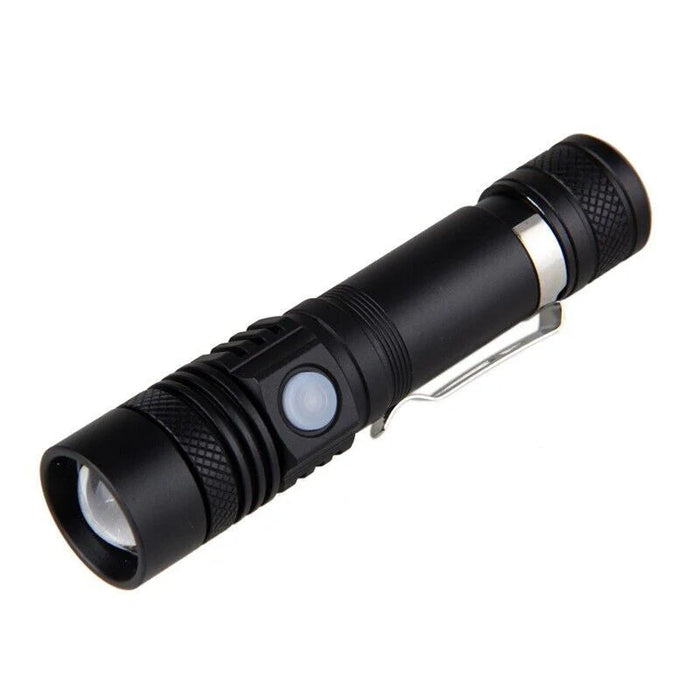 Colverro™ Super Bright Rechargeable LED Flashlight with Zoom and 4 Modes