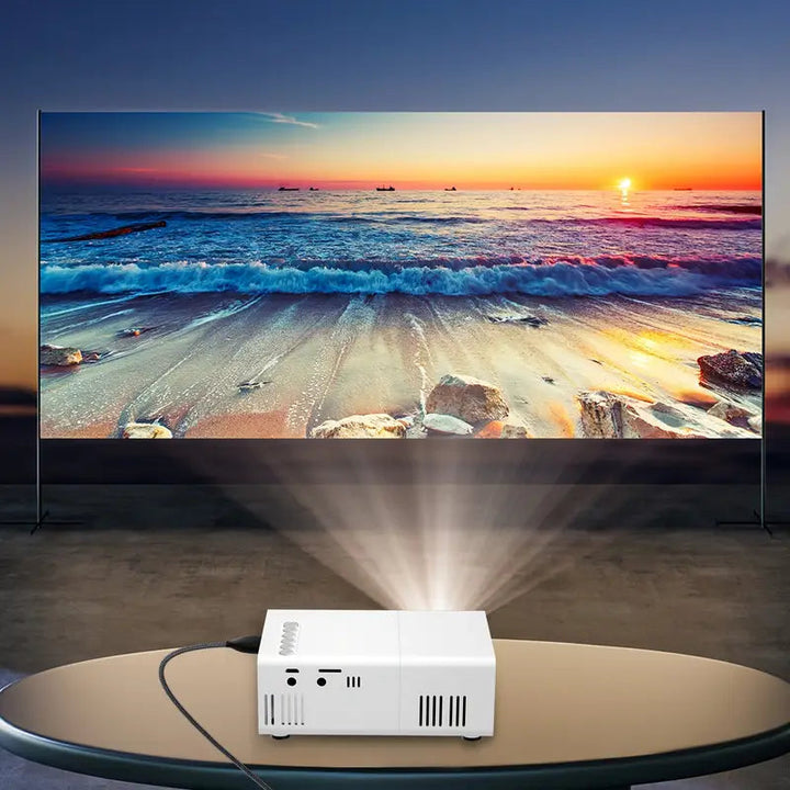 Colverro™ Portable HD 720P Mini Projector with Fast Focus and Wi-Fi