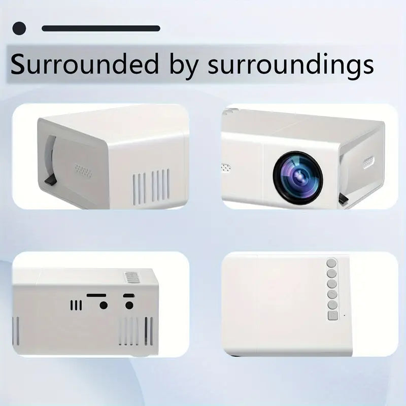 Colverro™ Portable HD 720P Mini Projector with Fast Focus and Wi-Fi