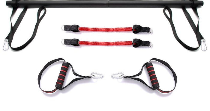 Colverro Pilates Bar Kit with Resistance Bands and Foot Straps