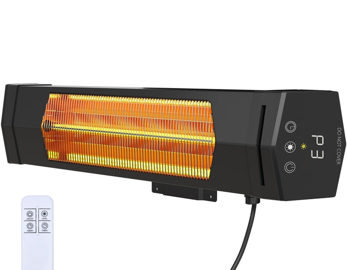 Colverro Infrared Patio Heater 1500W with Remote, Indoor and Outdoor