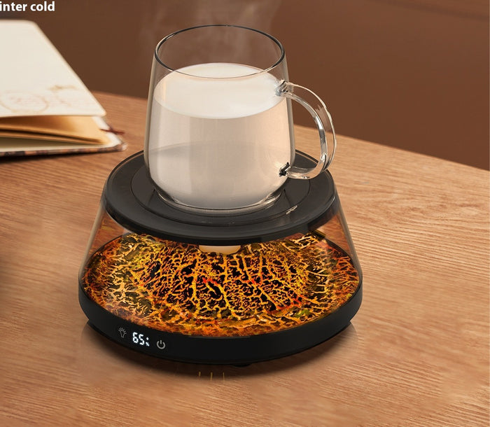 Colverro Volcano Mug Warmer with Glowing Light Base