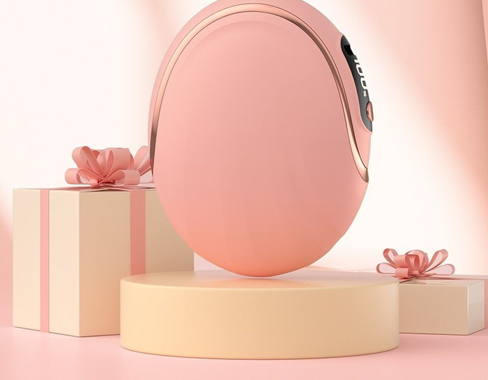 Colverro Egg-Shaped Rechargeable Hand Warmer with Display