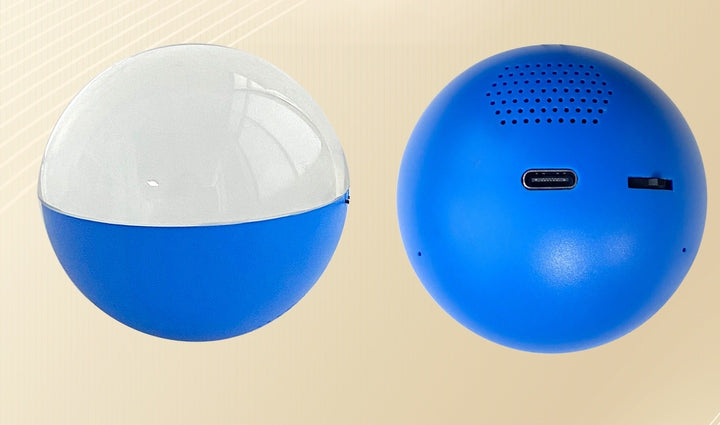 Crystal ball video player with photo