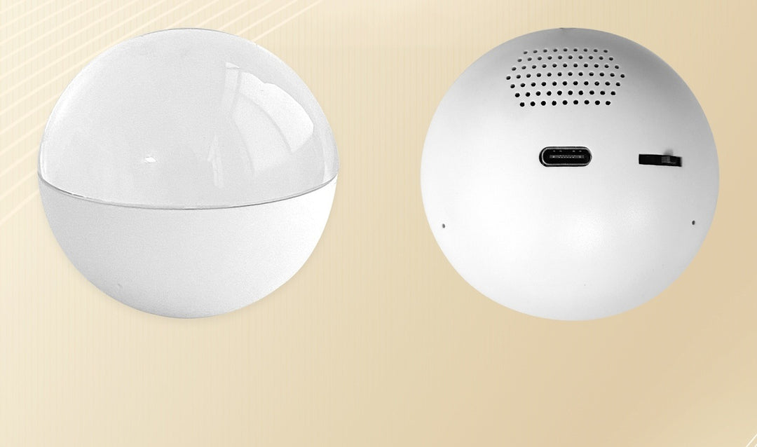 Crystal ball video player with photo