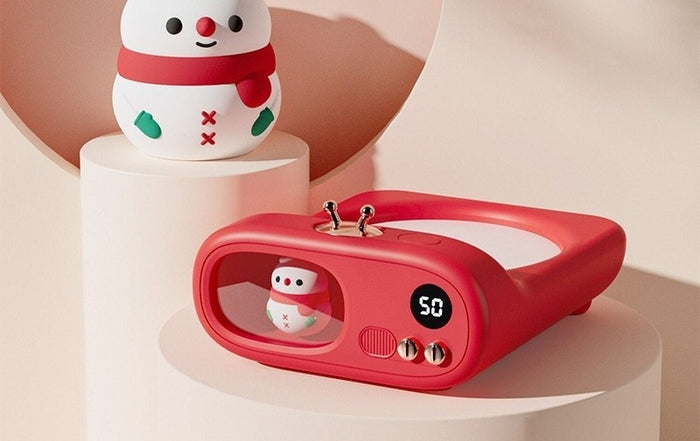 Colverro Cute TV Mug Warmer with Character Figure and Night Light
