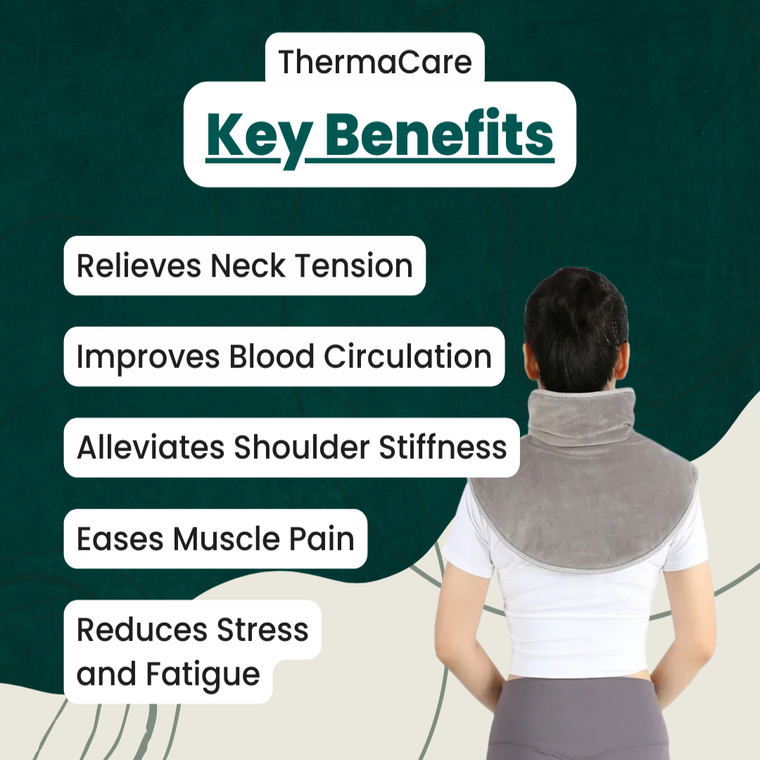 Colverro™ USB Heated Neck and Shoulder Wrap with Massage