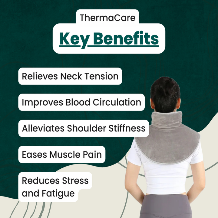 Colverro™ USB Heated Neck and Shoulder Wrap with Massage