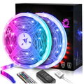 Colverro™ 32.8 ft RGB LED Strip Lights with 44-Key Remote and 16 Colors