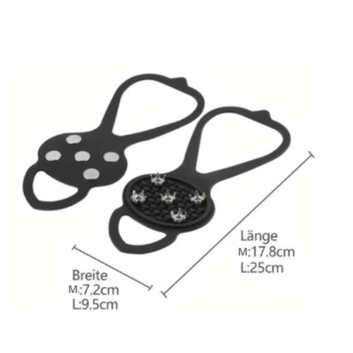 Colverro™ Anti-Slip Ice Cleats for Shoes – Steel Spikes, 2 Pairs
