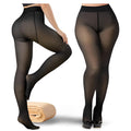 Colverro™ Sheer-Look Fleece-Lined Tights to Keep Legs Warm in Winter