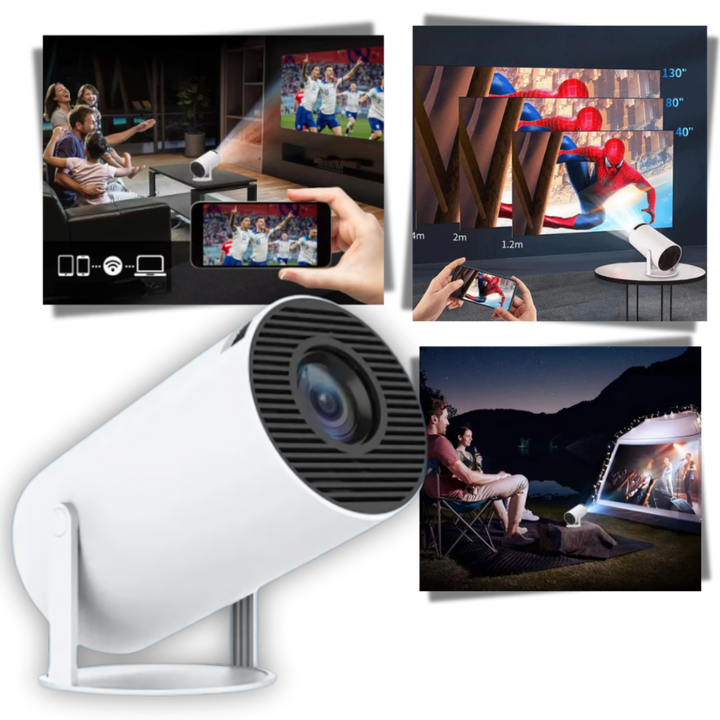 Colverro™ Portable 4K Ultra HD Projector with Wi-Fi, Bluetooth and HDMI