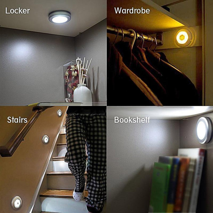 Colverro™ Wireless Motion Sensor LED Night Light with Stick-On Mount