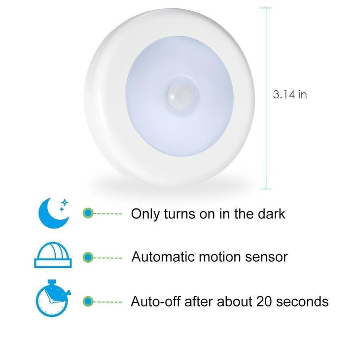 Colverro™ Wireless Motion Sensor LED Night Light with Stick-On Mount