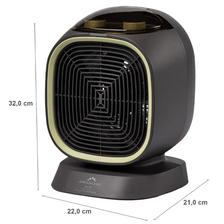 Colverro™ Quiet Low-Energy Fan Heater, Bathroom Safe