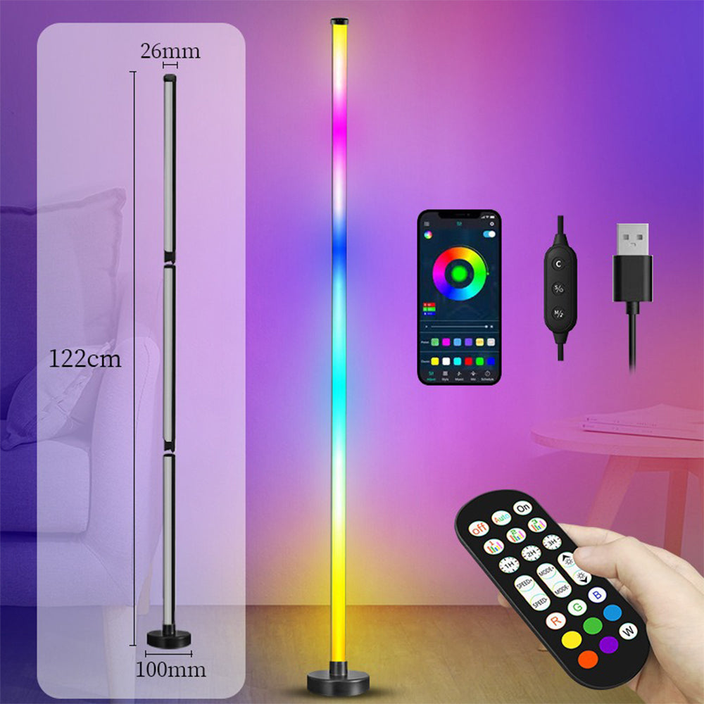 Colverro™ Smart RGB Floor Lamp with Music Sync and App Control