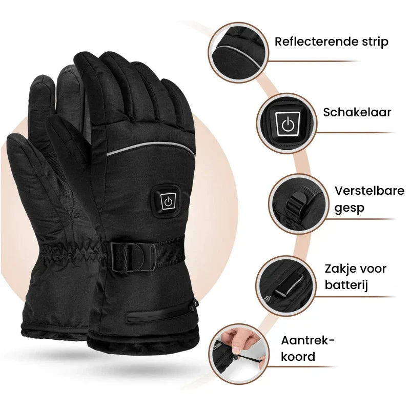 Colverro™ Waterproof Heated Gloves with 3 Heat Levels and Touchscreen