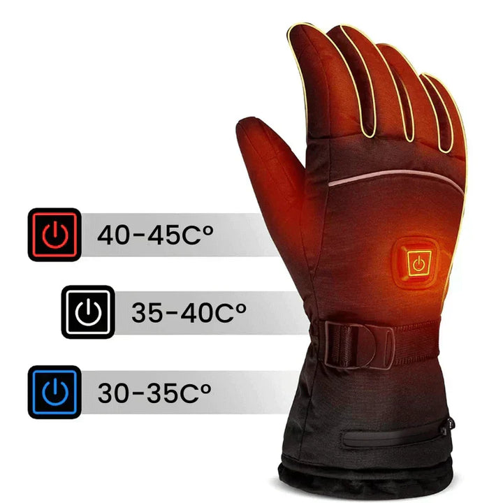 Colverro™ Waterproof Heated Gloves with 3 Heat Levels and Touchscreen
