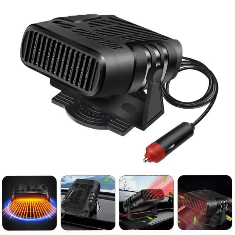Colverro™ 12V Car Heater and Cooling Fan with 360° Mount