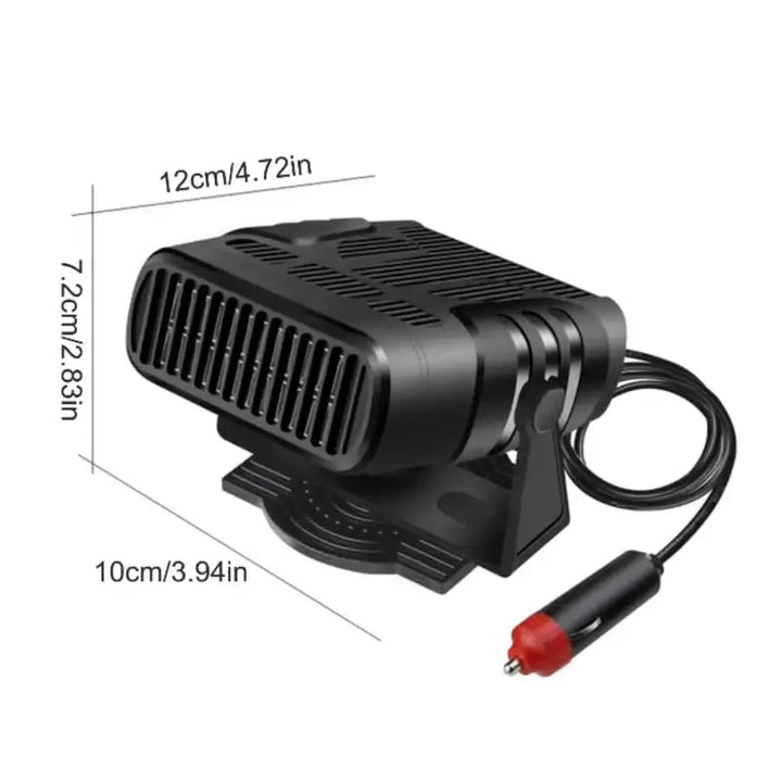 Colverro™ 12V Car Heater and Cooling Fan with 360° Mount