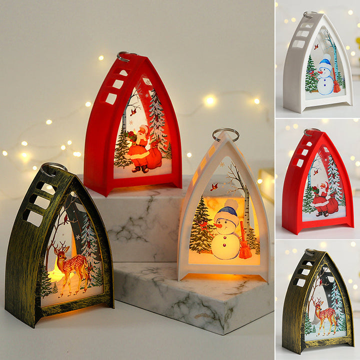Colverro™ Hand-Painted LED Christmas Figures – Santa, Snowman and Reindeer