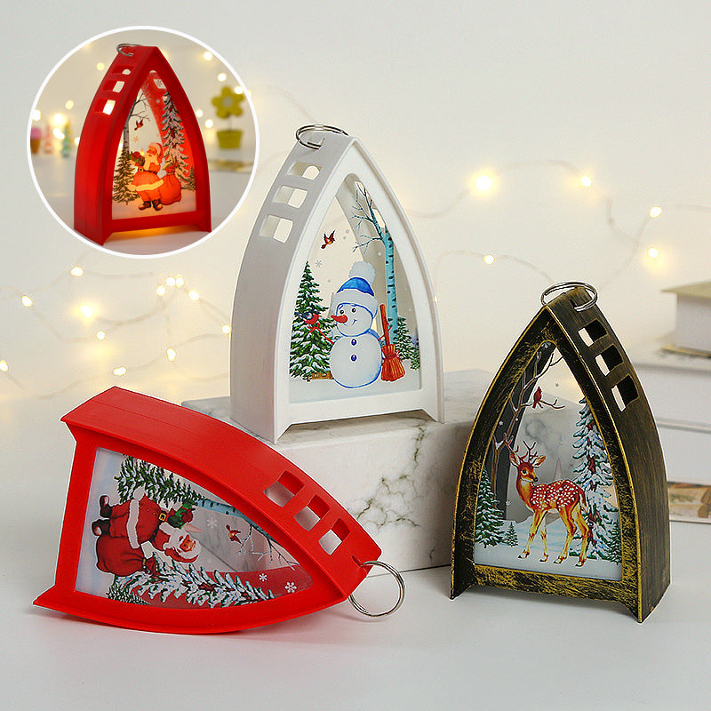Colverro™ Hand-Painted LED Christmas Figures – Santa, Snowman and Reindeer