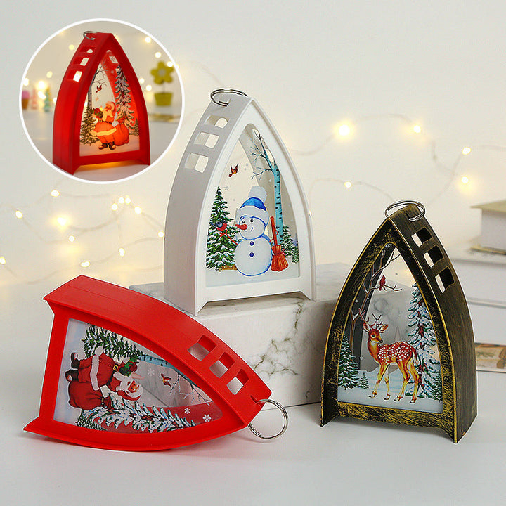 Colverro™ Hand-Painted LED Christmas Figures – Santa, Snowman and Reindeer