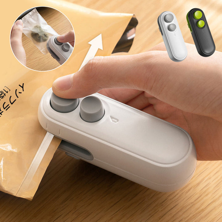Colverro™ Rechargeable Mini Bag Heat Sealer with Built-In Cutter