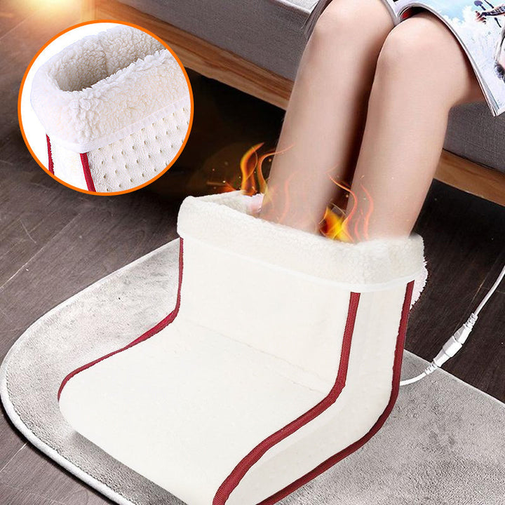 Colverro™ Electric Foot Warmer with Fluffy Lining &amp; Adjustable Heat