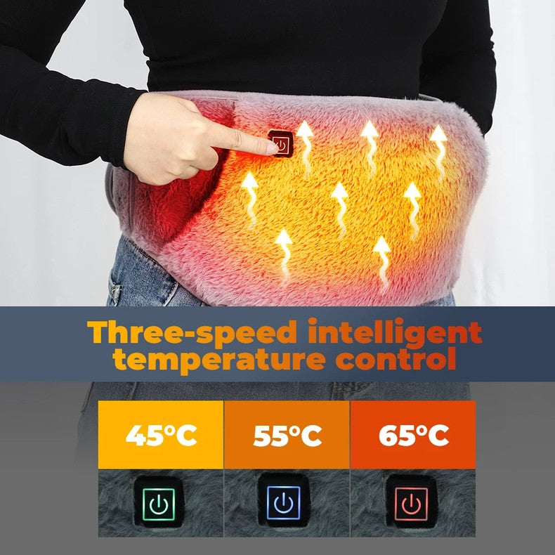 Colverro™ USB Heated Waist Belt and Hand Warmer in Soft Velvet