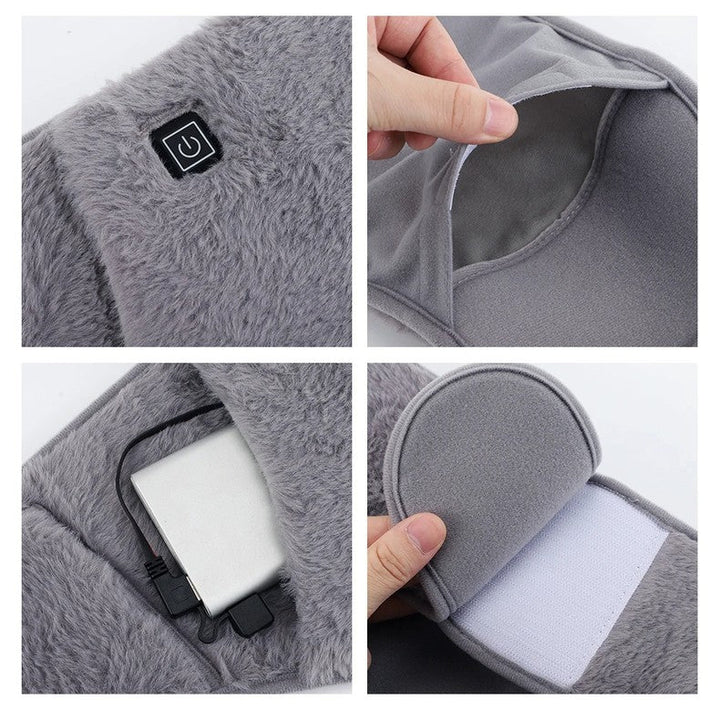 Colverro™ USB Heated Waist Belt and Hand Warmer in Soft Velvet