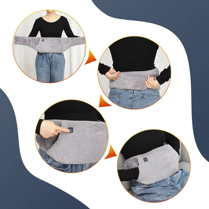 Colverro™ USB Heated Waist Belt and Hand Warmer in Soft Velvet