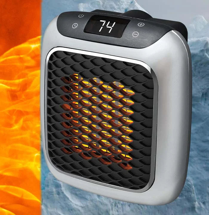 Colverro™ Compact 800W Electric Space Heater with Timer & Auto Shut-Off