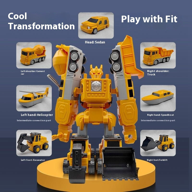 Colverro™ Magnetic Transforming Car Toy for Creative Building Play