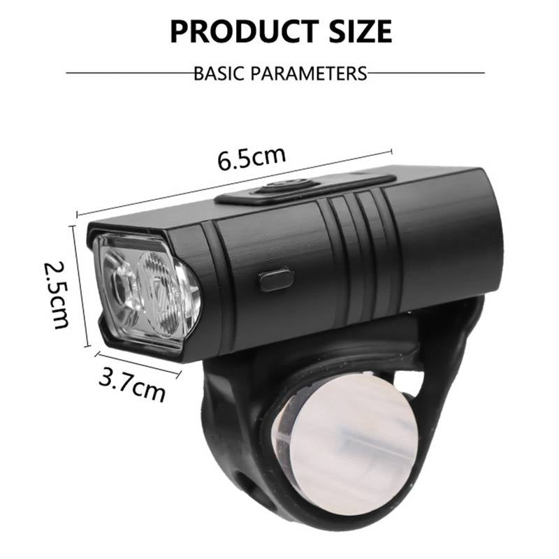 Colverro™ 1000 Lumen Rechargeable Bike Headlight and Taillight Set