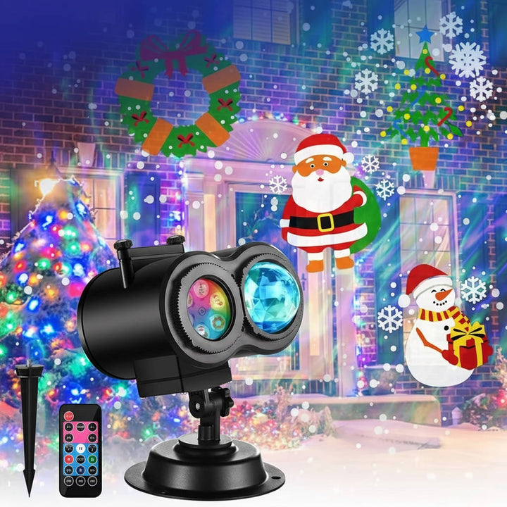 Colverro™ Christmas Projector Light with 16 Slides and Remote