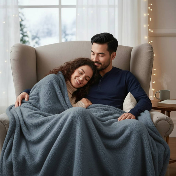 Colverro™ Waterproof Blanket for Couples with a Soft-Touch Top