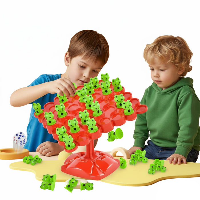 Colverro™ Frog Balance Math Game for Kids – Counting & Stacking STEM Toy