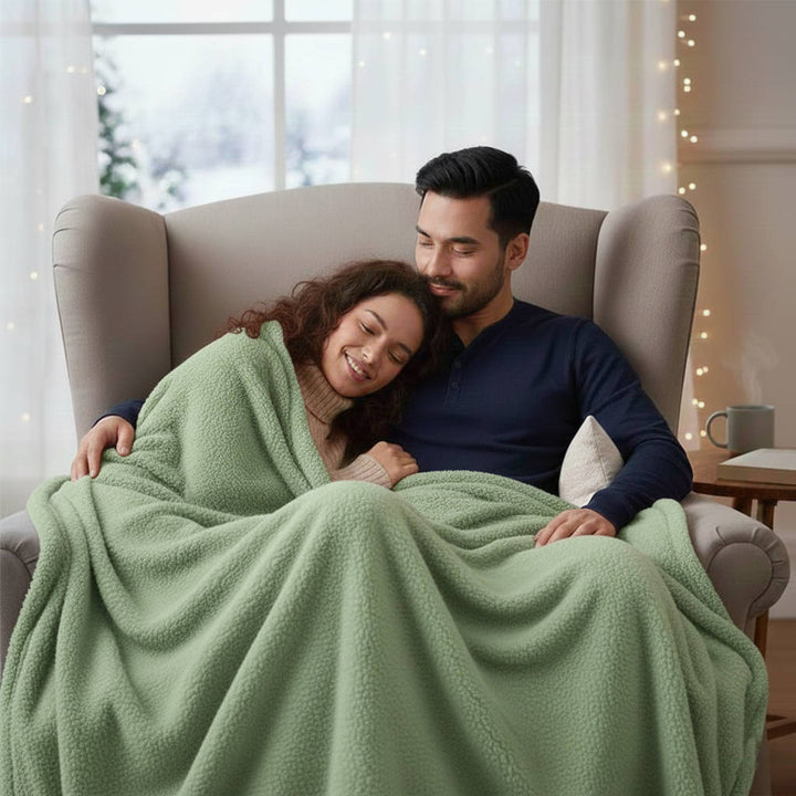 Colverro™ Waterproof Blanket for Couples with a Soft-Touch Top