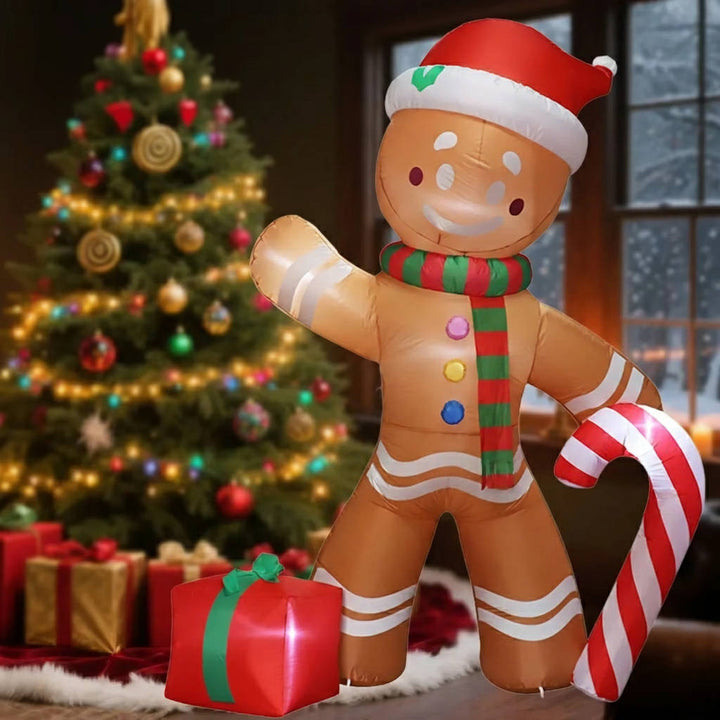 Colverro™ Inflatable Climbing Santa with LED Lights for Your Yard