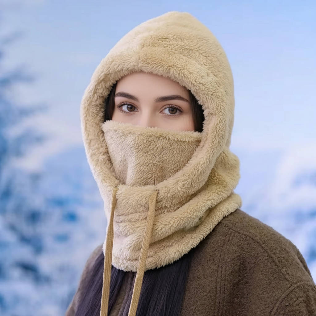 Colverro™ Polar Fleece Balaclava Hood with Dual Drawstrings