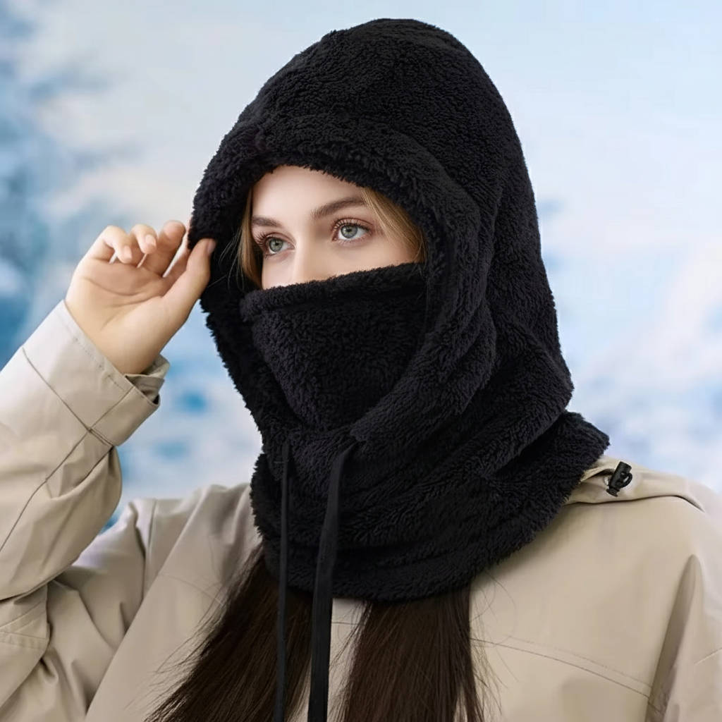 Colverro™ Polar Fleece Balaclava Hood with Dual Drawstrings
