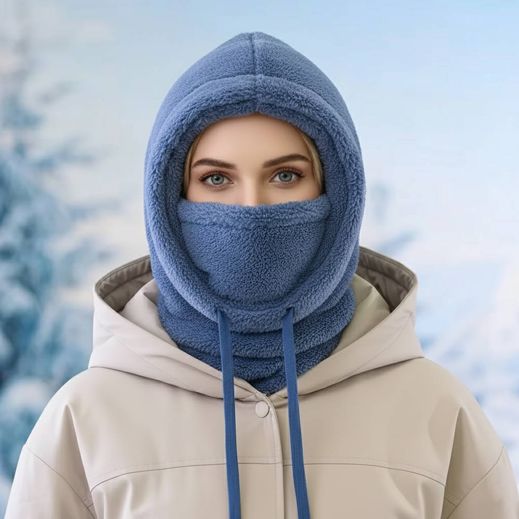 Colverro™ Polar Fleece Balaclava Hood with Dual Drawstrings